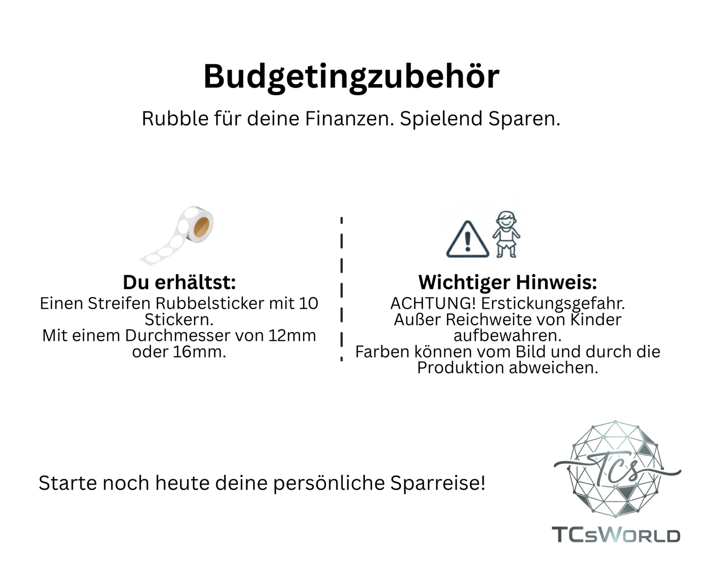 Rubbelsticker - Streifen