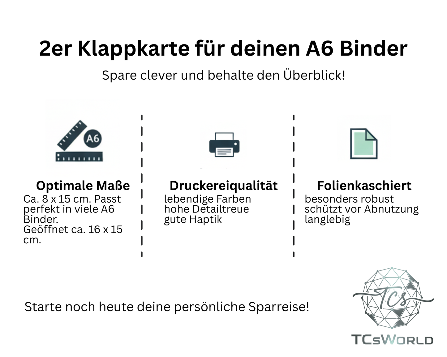 Koko - A6 matt foliert - 2er Klappkarte