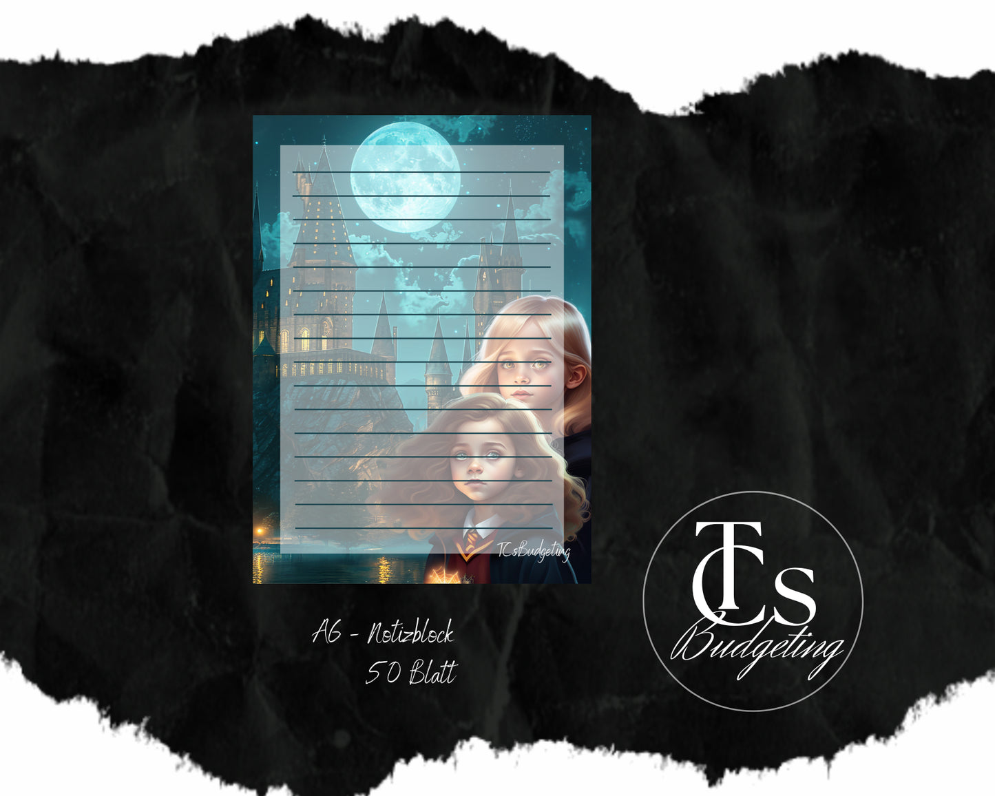 Das magische Schloss - A6 Notizblock - 282