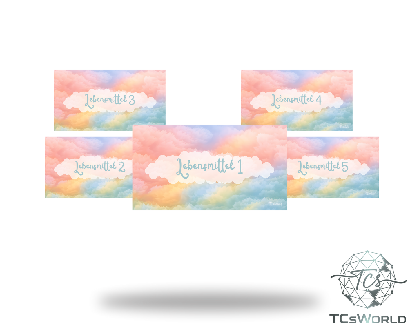 Pastell Deckblätter - Bundle oder einzeln