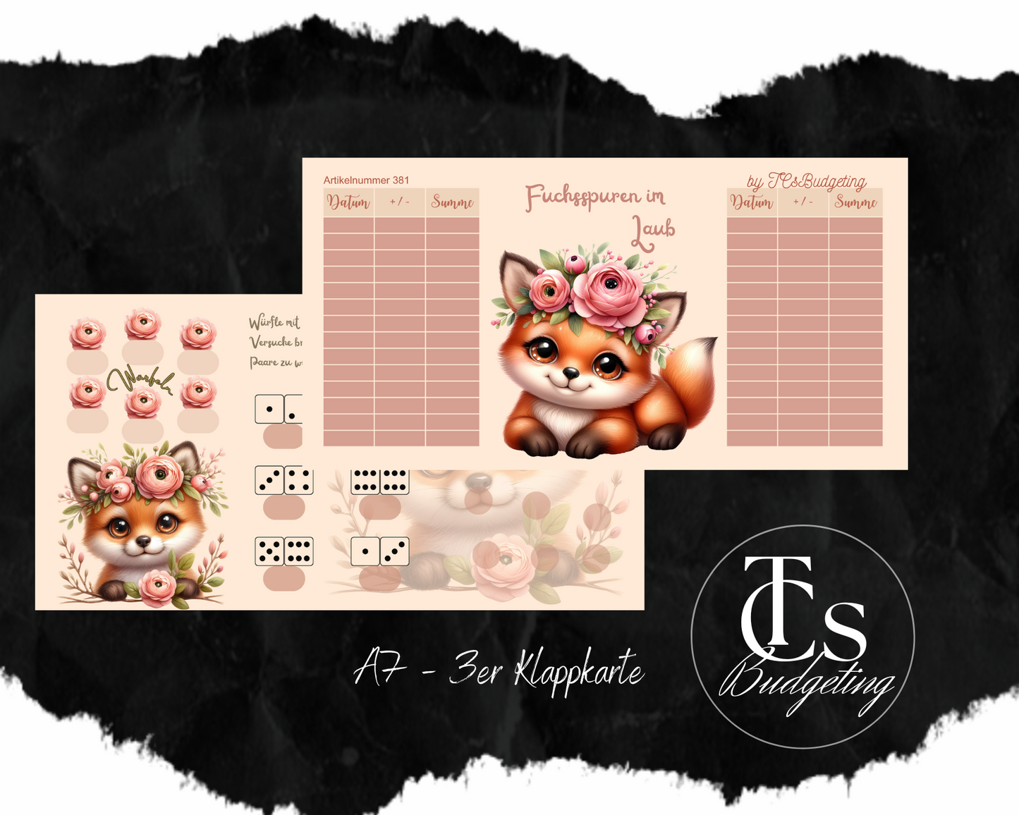 Fuchsspuren im Laub - A7