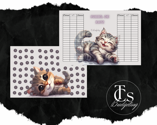 Rubbel die Katz - A6 - 3er Klappkarte