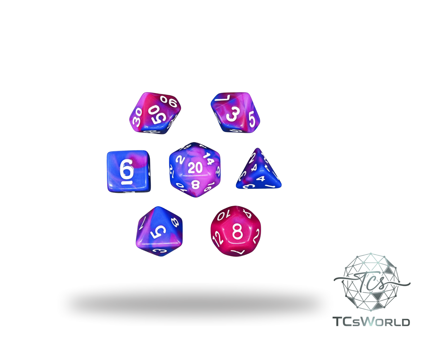 7 - teiliges Würfelset