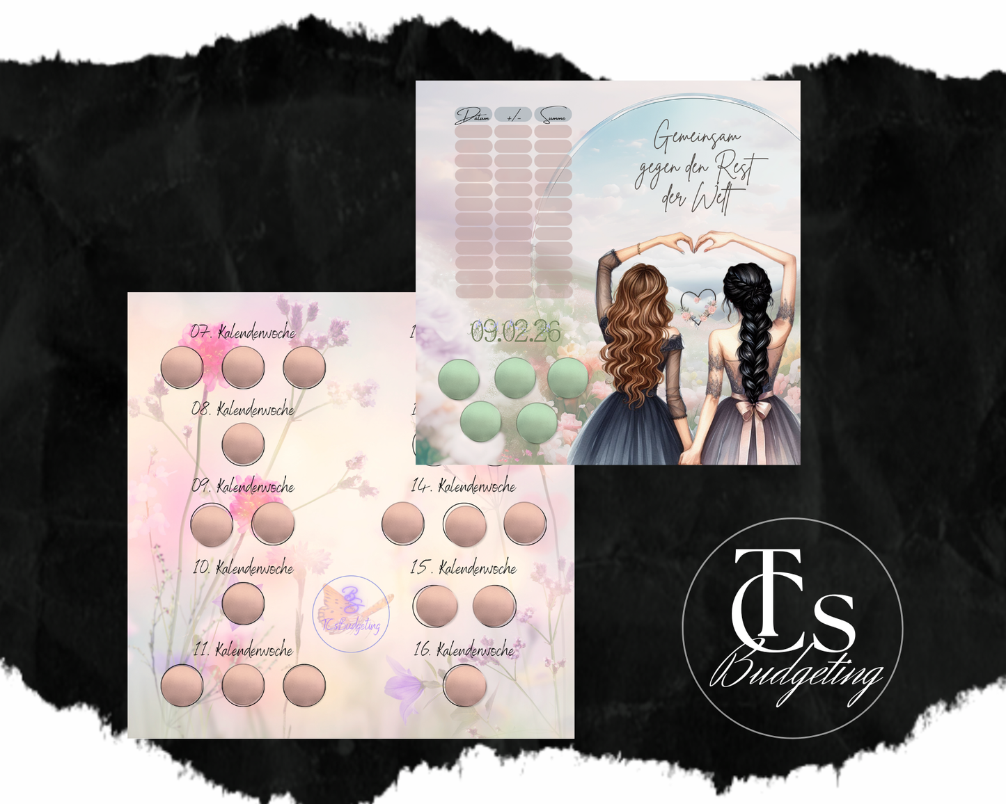 Teamchallenge Gemeinsam gegen den Rest der Welt - A6 - 2er Klappkarte