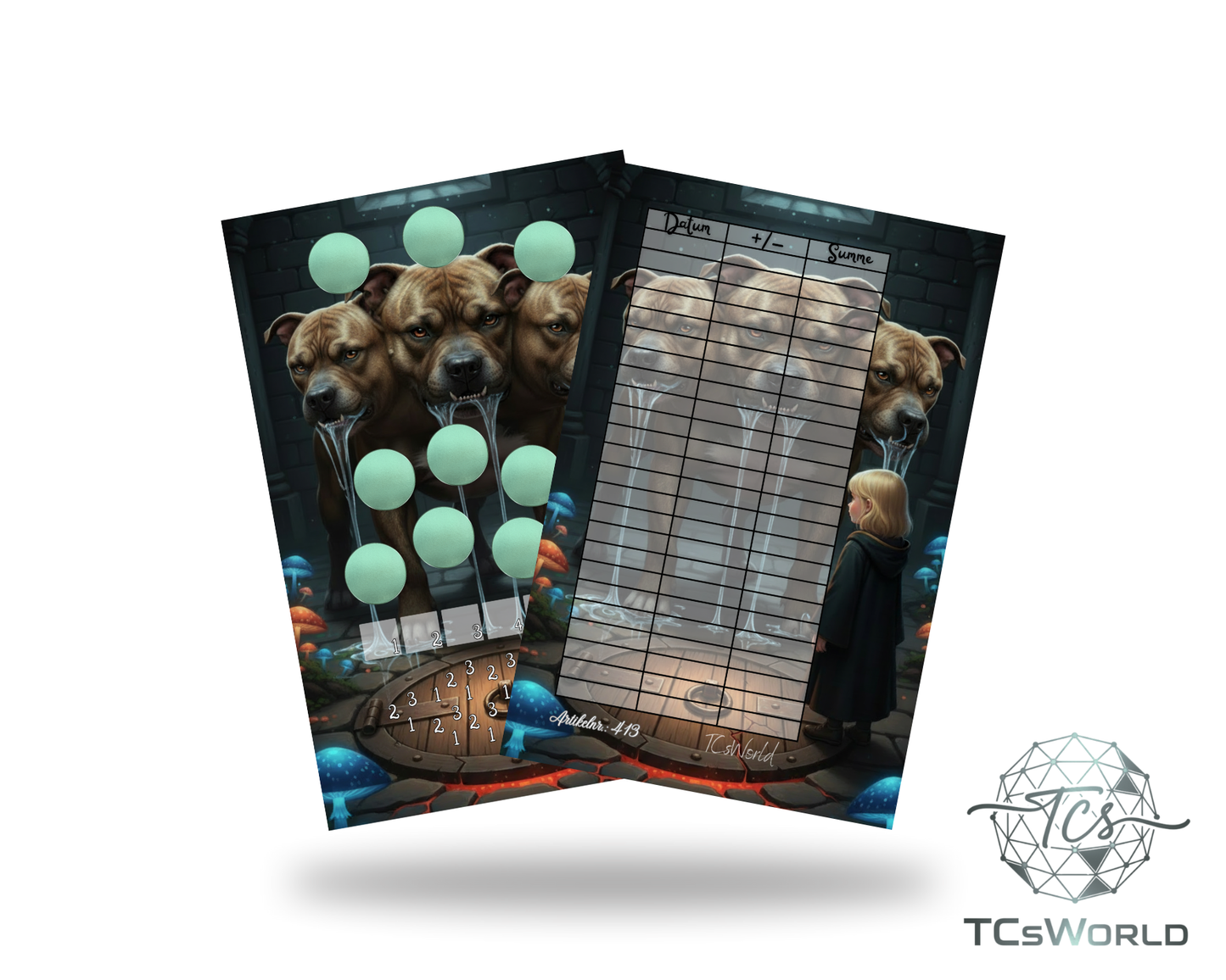 Rubbel Buffy - A6 matt foliert - Einheftchallenge