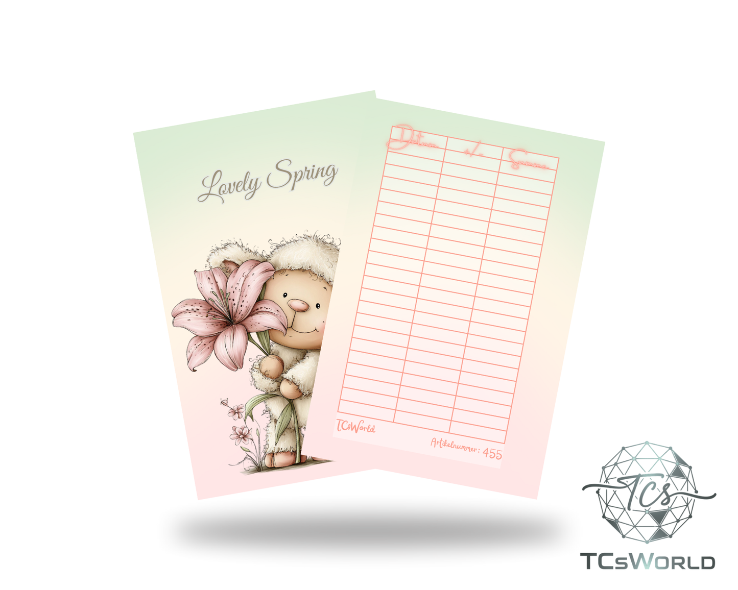 Lovely Spring - A6 matt foliert - Einheftchallenge