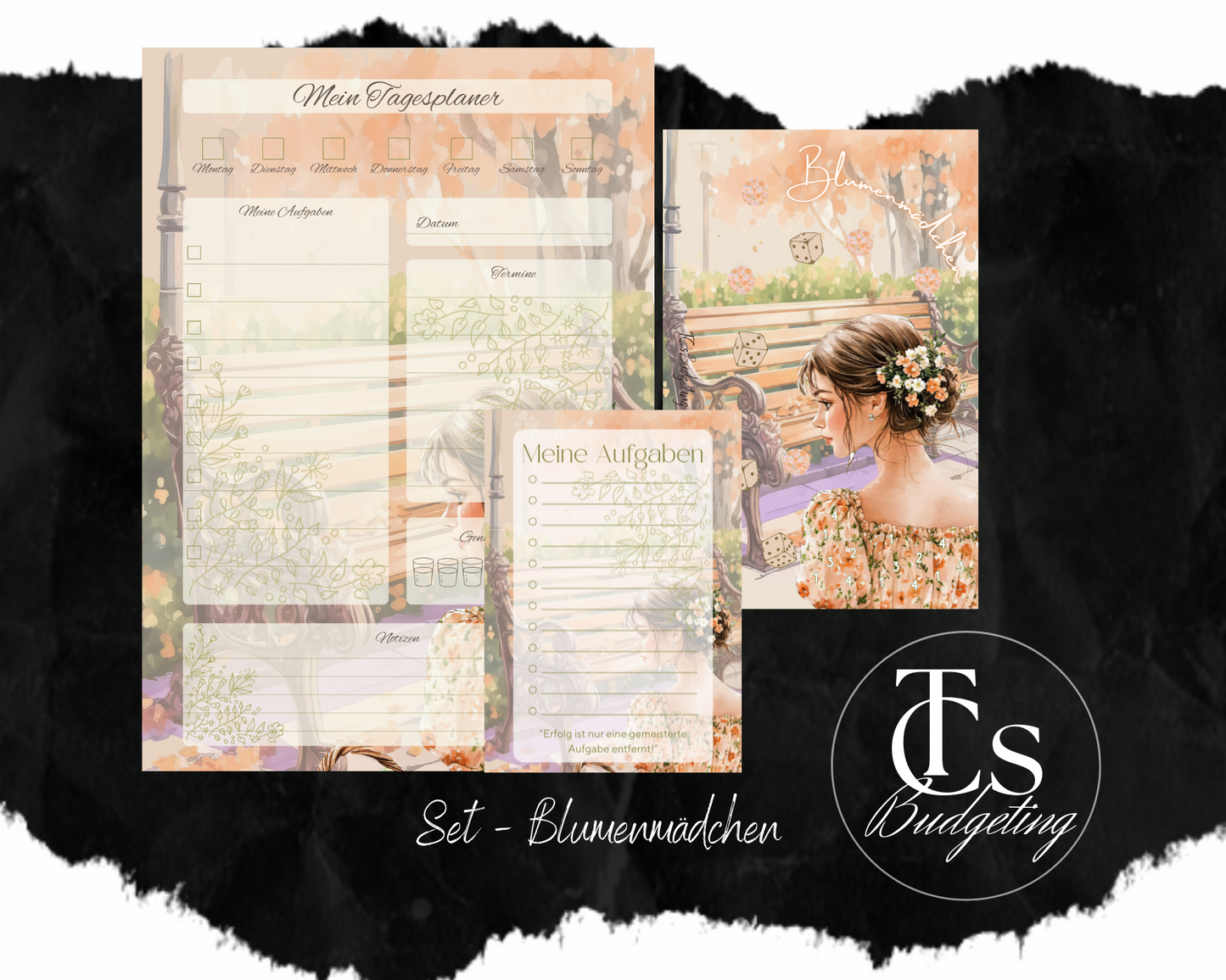 Blumenmädchen - Set - Challenge und Blöcke