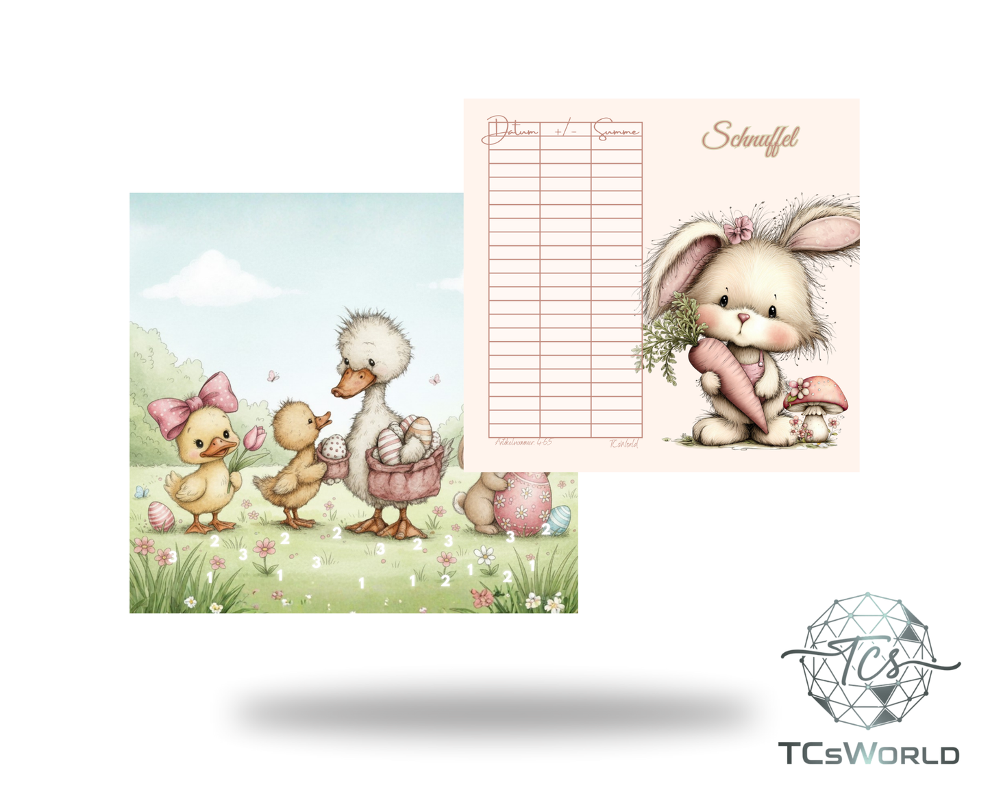 Schnuffel - A6 matt foliert - 2er Klappkarte