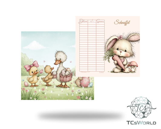 Schnuffel - A6 matt foliert - 2er Klappkarte