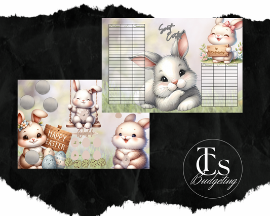 Sweet Easter- A6 - 3er Klappkarte