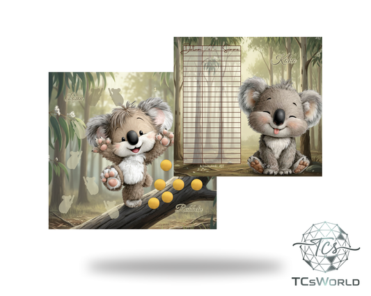 Koko - A6 matt foliert - 2er Klappkarte