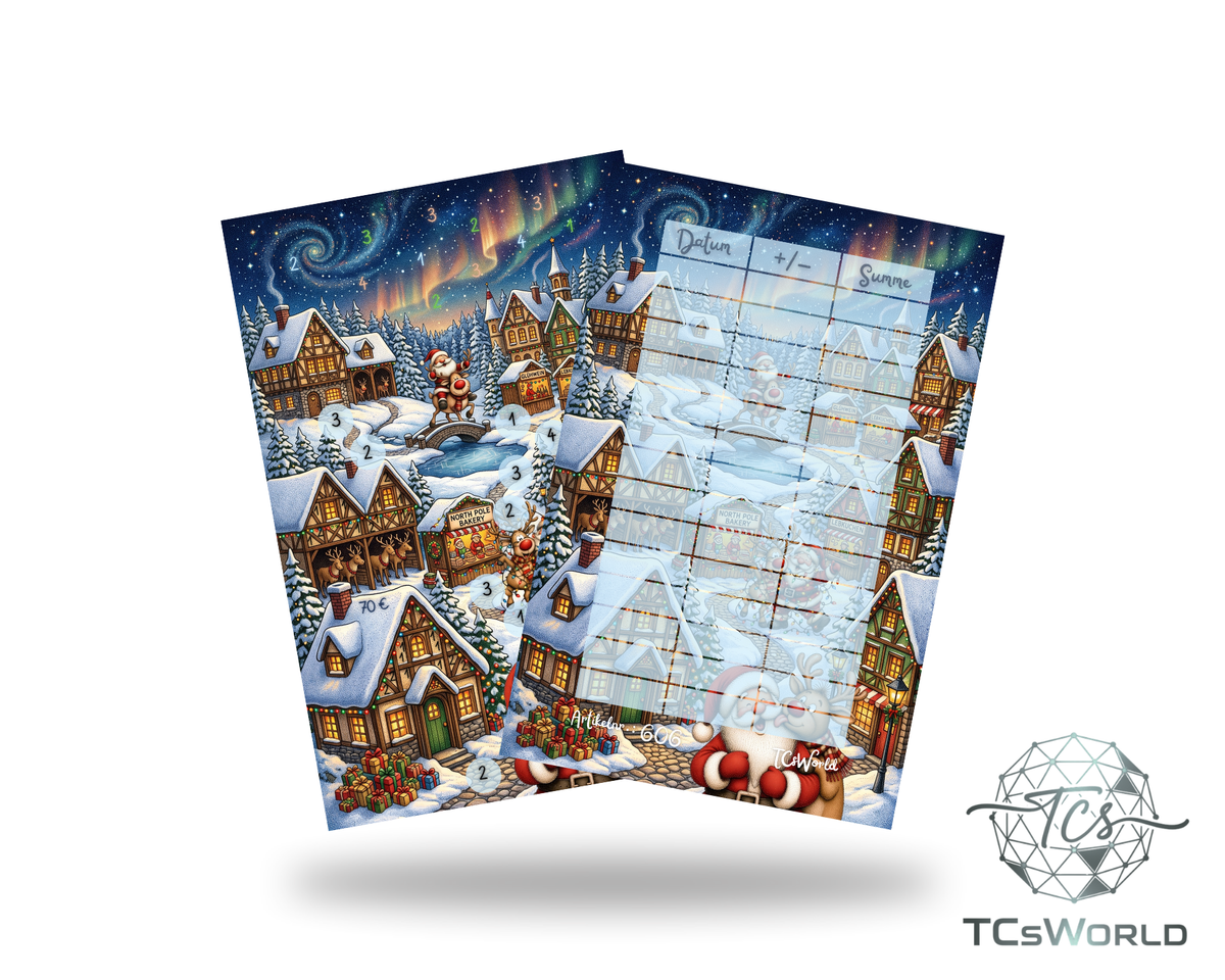 SantasWorld- A6 matt foliert - Einheft