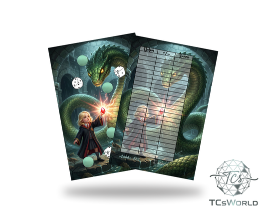 Schlangenkampf - A6 matt foliert - Einheftchallenge