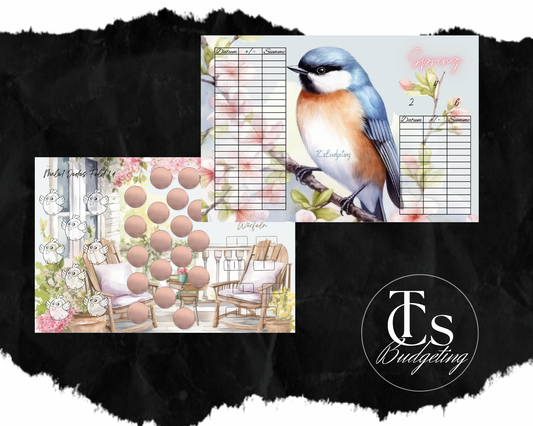 Spring- A6 - 3er Klappkarte