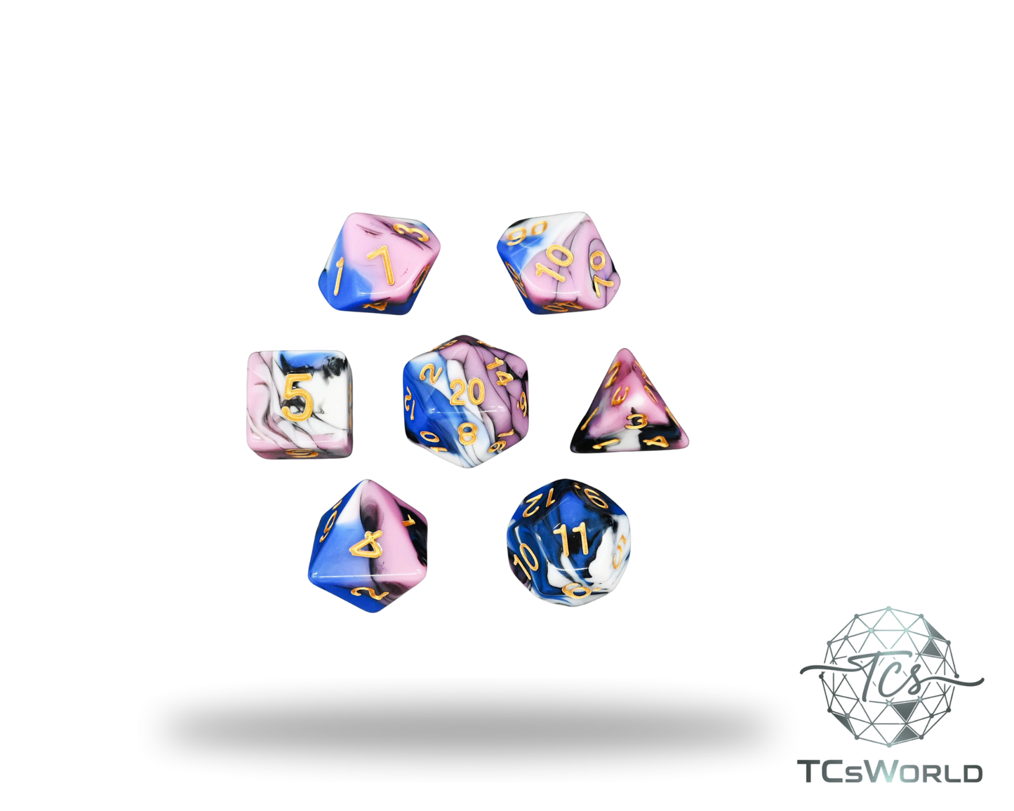 7 - teiliges Würfelset