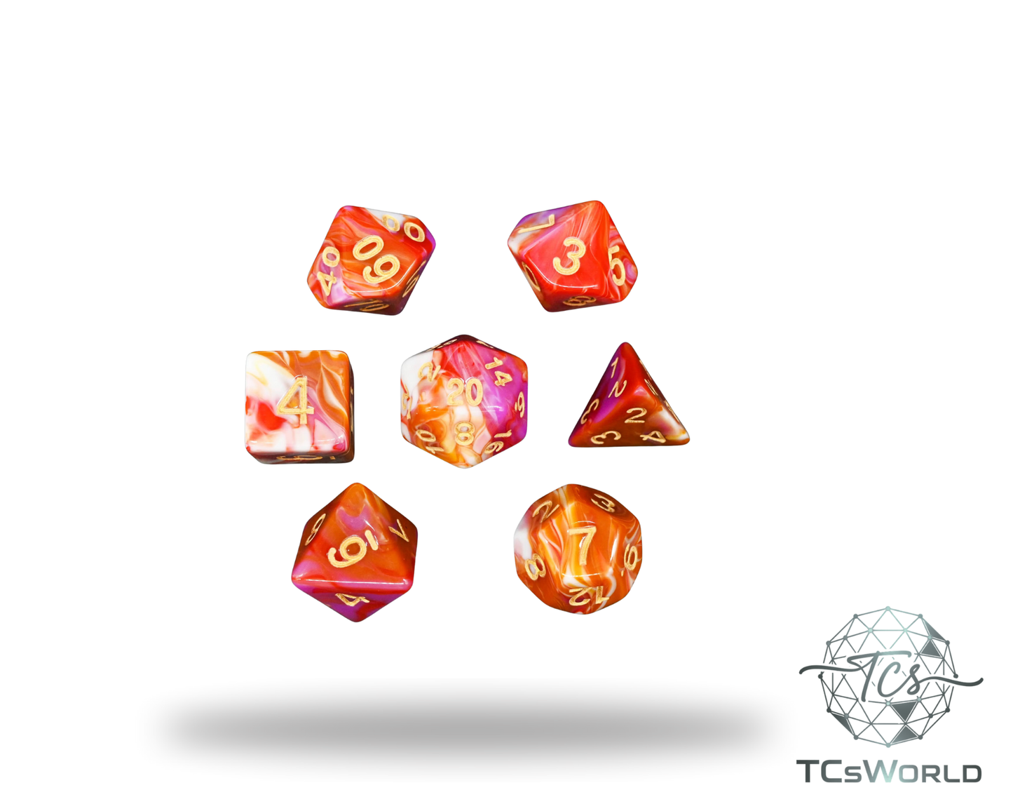 7 - teiliges Würfelset
