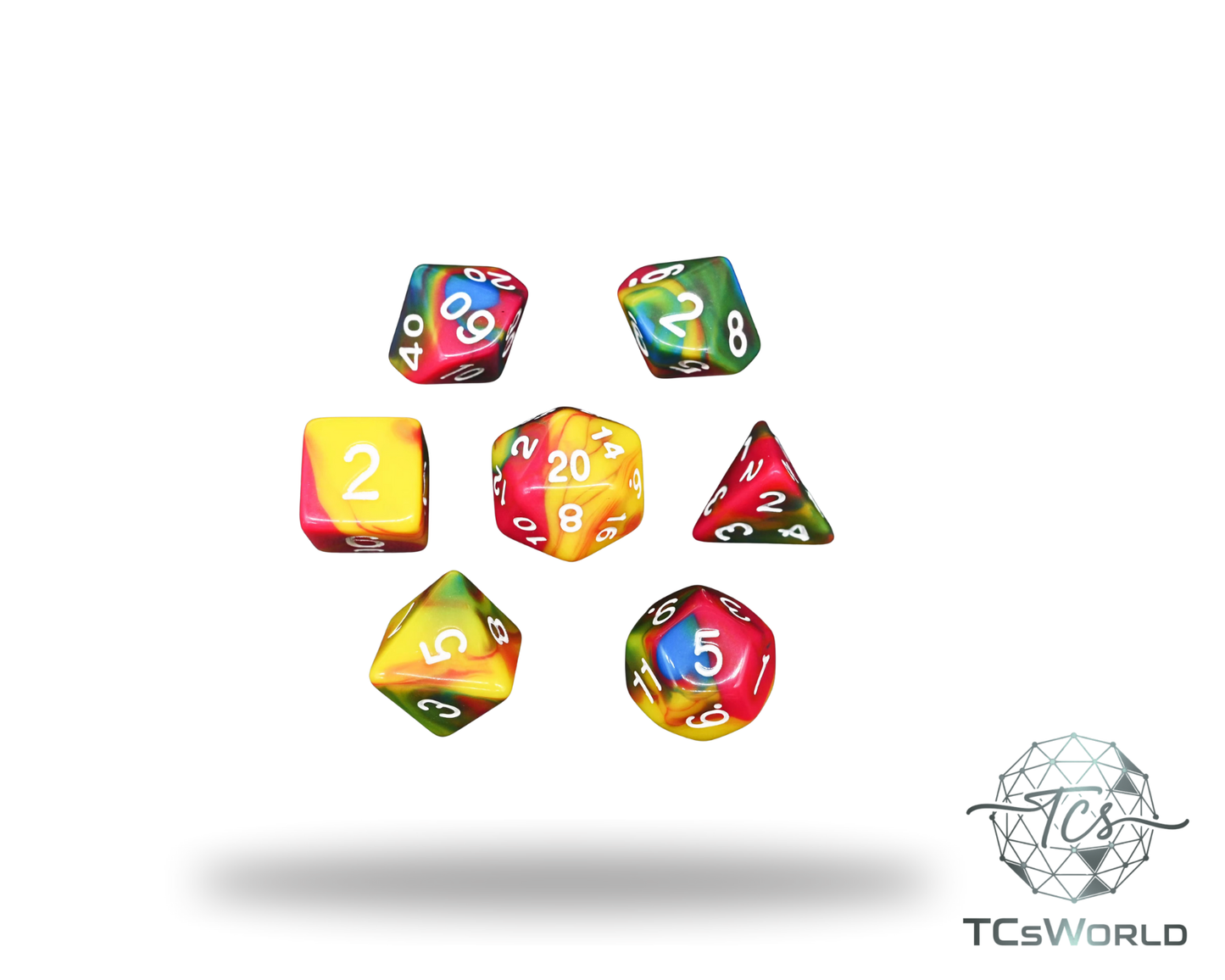 7 - teiliges Würfelset