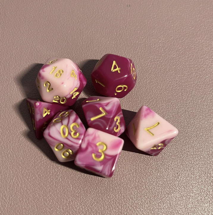 8 - teiliges Würfelset