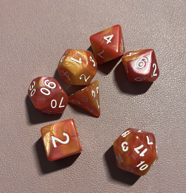 8 - teiliges Würfelset