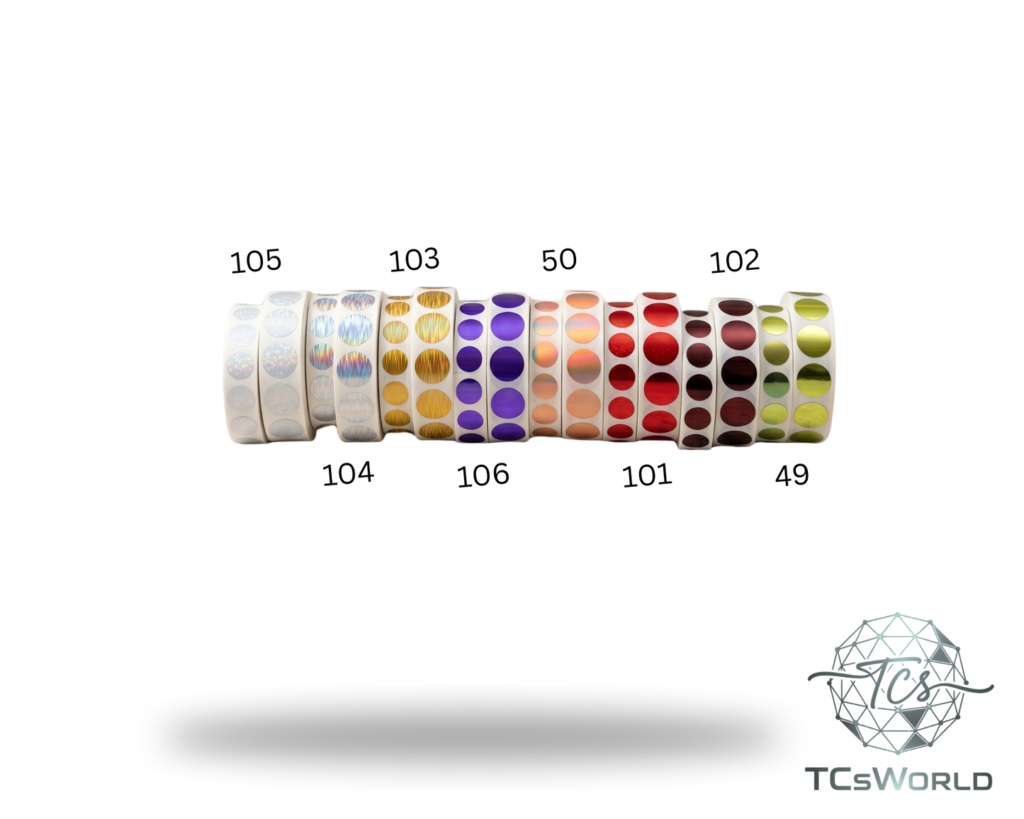 Rubbelsticker Rollen 12 & 16 mm – Einzeln oder im Bundle