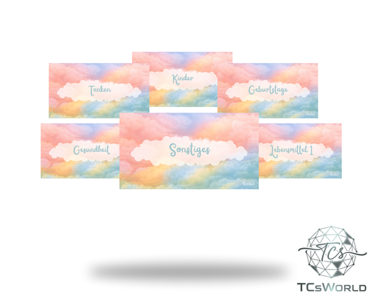 Pastell Deckblätter - Bundle oder einzeln