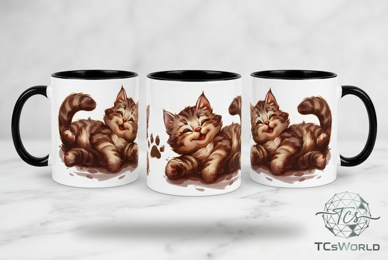 Keramik-Tasse: Katzi