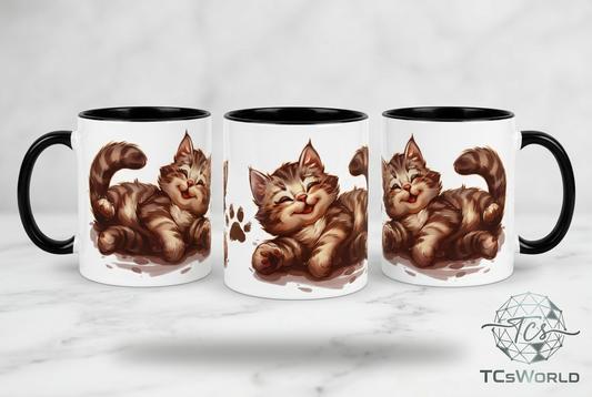 Keramik-Tasse: Katzi