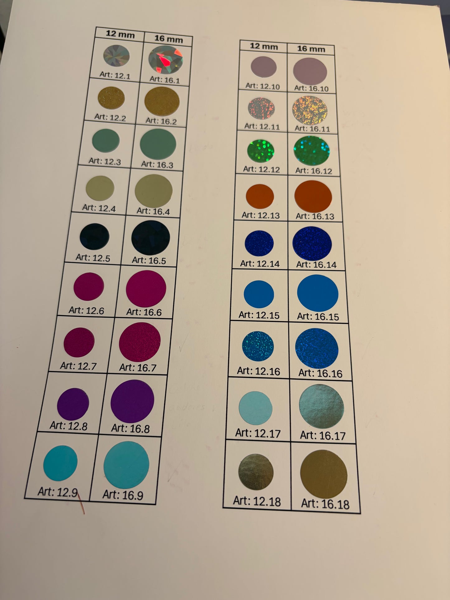 Rubbelsticker Rollen 12 & 16 mm – Einzeln oder im Bundle