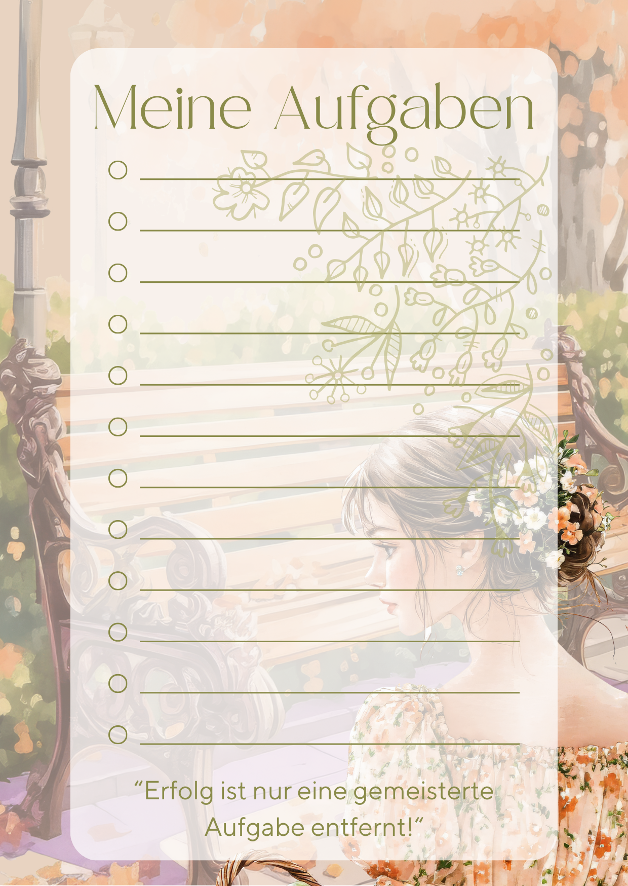 Blumenmädchen - Set - Challenge und Blöcke