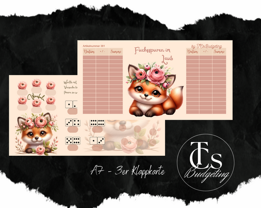 Fuchsspuren im Laub - A7